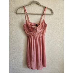 Rachael Roy Women's Baby Pink Baby Boll Lingerie L